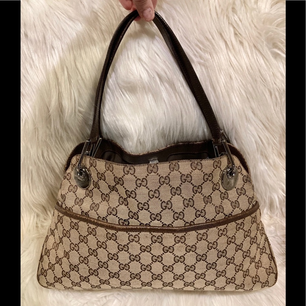 ON SALE! Authentic Gucci EUC Monogram Logo Bag